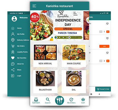Kanishka Restaurant Food Ordering App - RestroApp