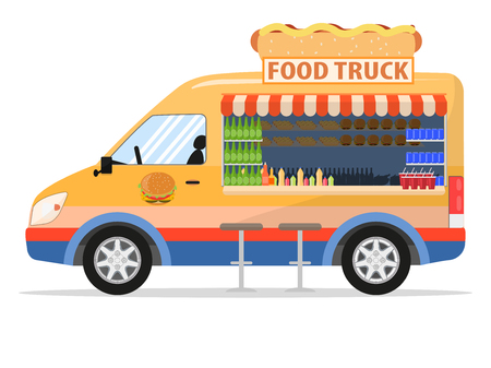 89505489-stock-vector-vector-illustration-of-a-cartoon-food-truck-isolated-on-white-background-flat-style-side-view-cart-w